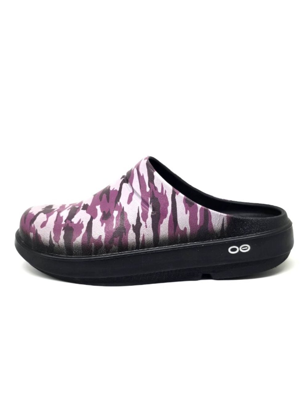 OOFOS OOcloog Limited Edition Purple Camo Clogs Women's Size 8 Unisex - Picture 9 of 12